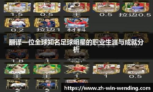 翻译一位全球知名足球明星的职业生涯与成就分析